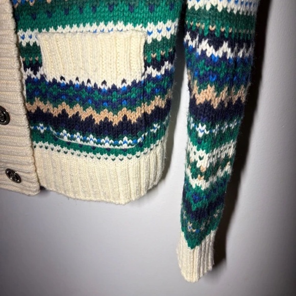 Talbots Multicolor Patterned Cardigan - Picture 2 of 5